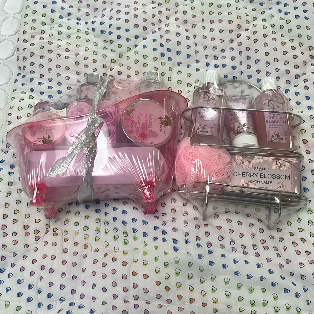 huge cherry blossom bath pack